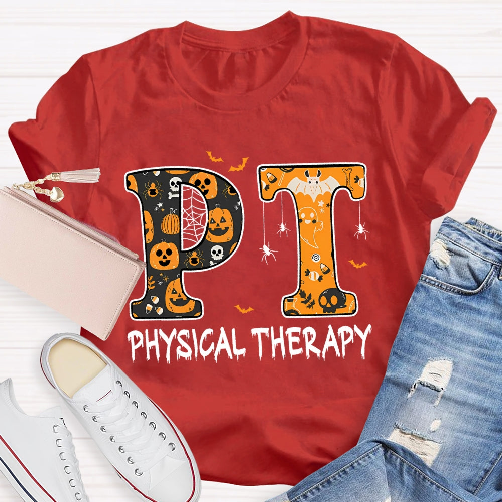 Physical Therapy Horror Atmosphere Halloween T-shirt