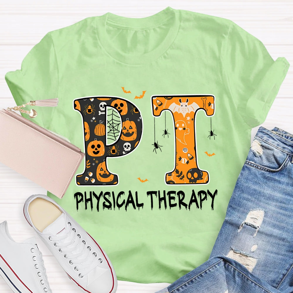 Physical Therapy Horror Atmosphere Halloween T-shirt