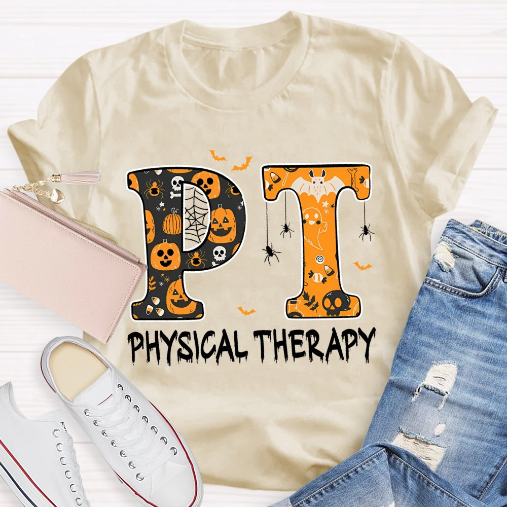 Physical Therapy Horror Atmosphere Halloween T-shirt