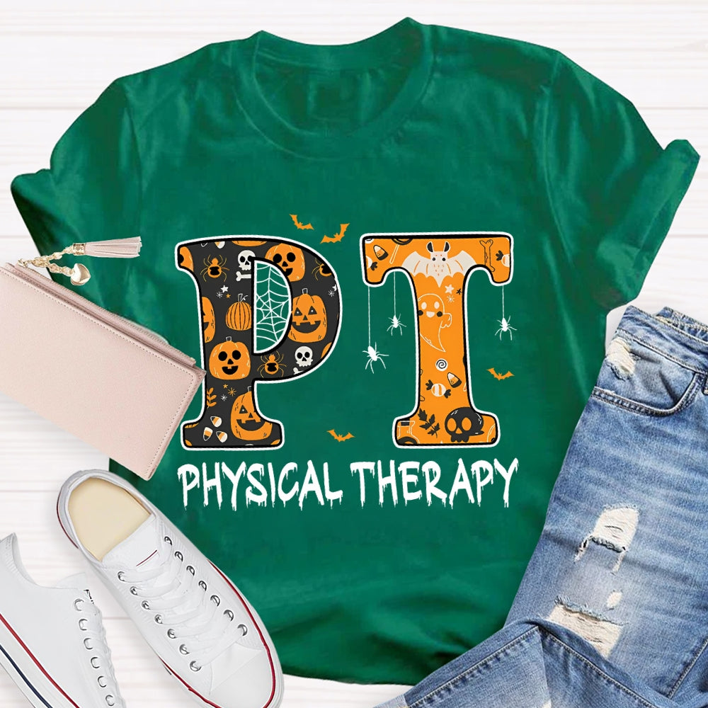 Physical Therapy Horror Atmosphere Halloween T-shirt