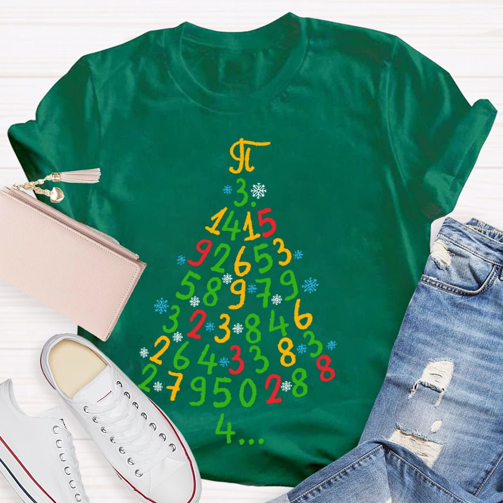 Christmas Tree Mathematics T-shirt