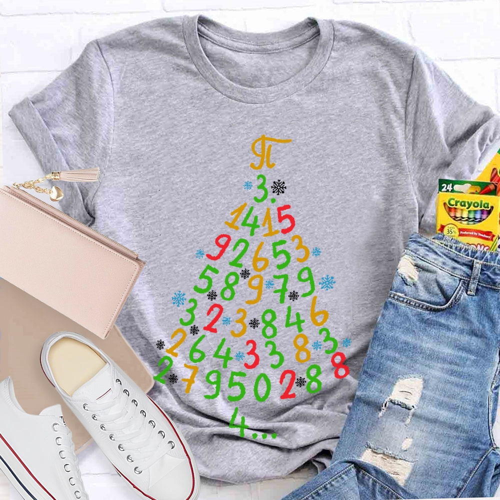Christmas Tree Mathematics T-shirt