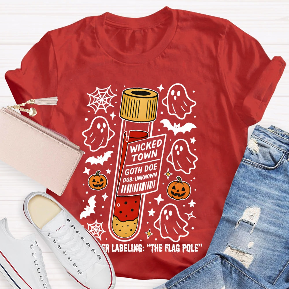 Improper Labeling The Flag Pole T-shirt