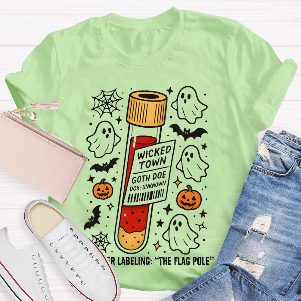 Improper Labeling The Flag Pole T-shirt
