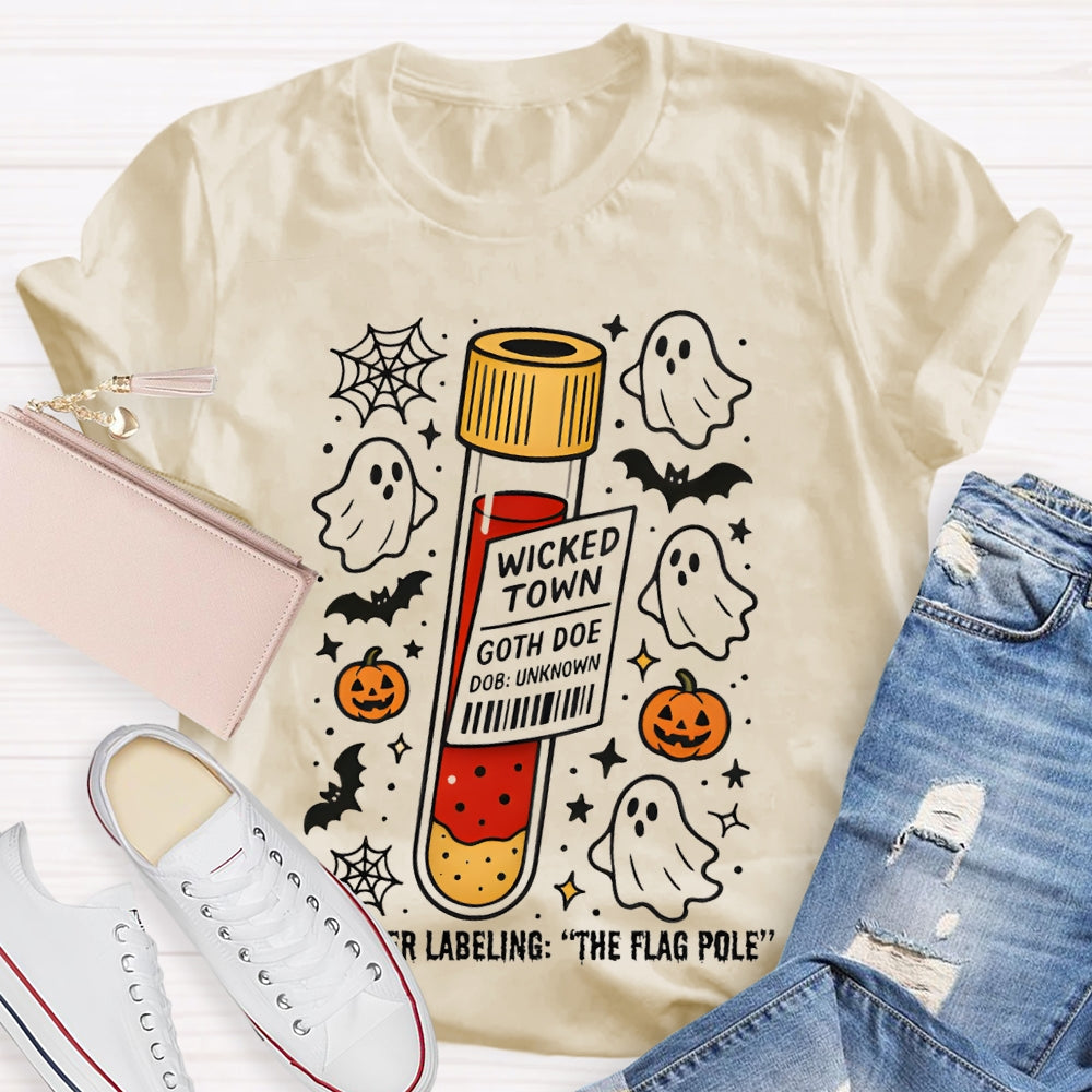 Improper Labeling The Flag Pole T-shirt