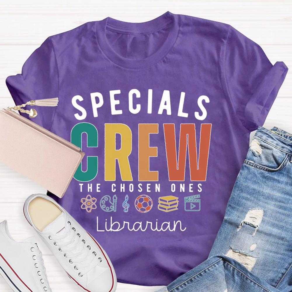 Personalized Subject or Job Title Special Crew The Chosen T-shirt