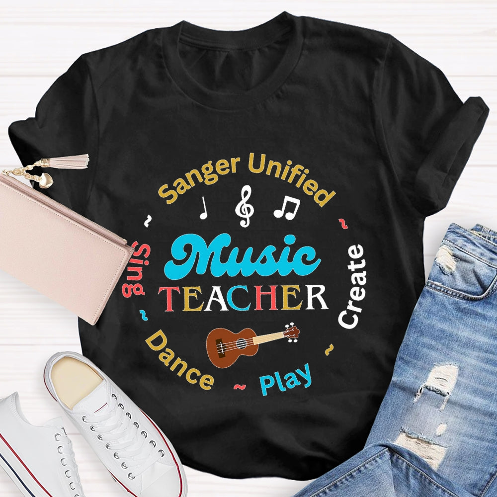 Music Teacher Gift Men Women T-shirt