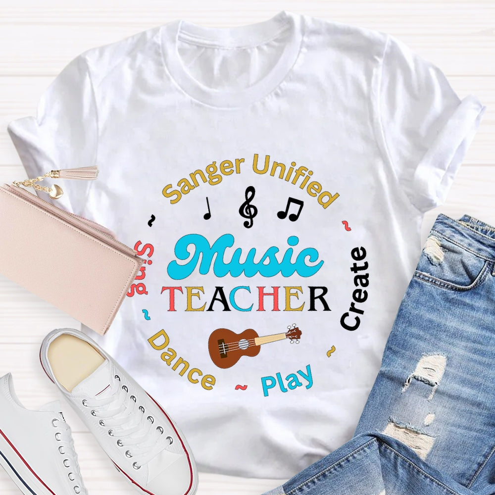 Music Teacher Gift Men Women T-shirt