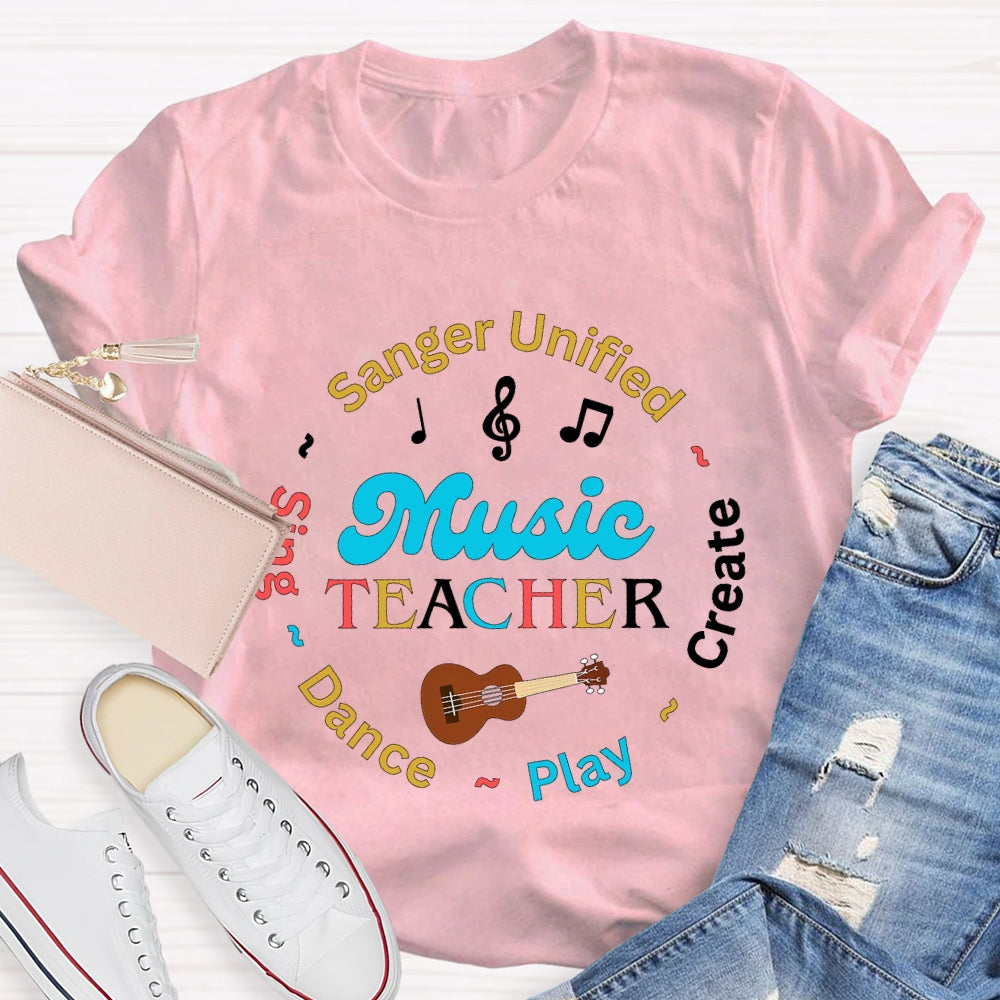 Music Teacher Gift Men Women T-shirt