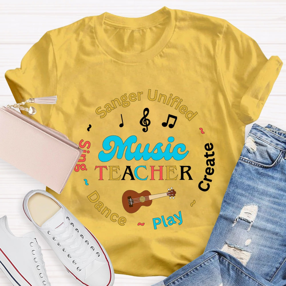 Music Teacher Gift Men Women T-shirt