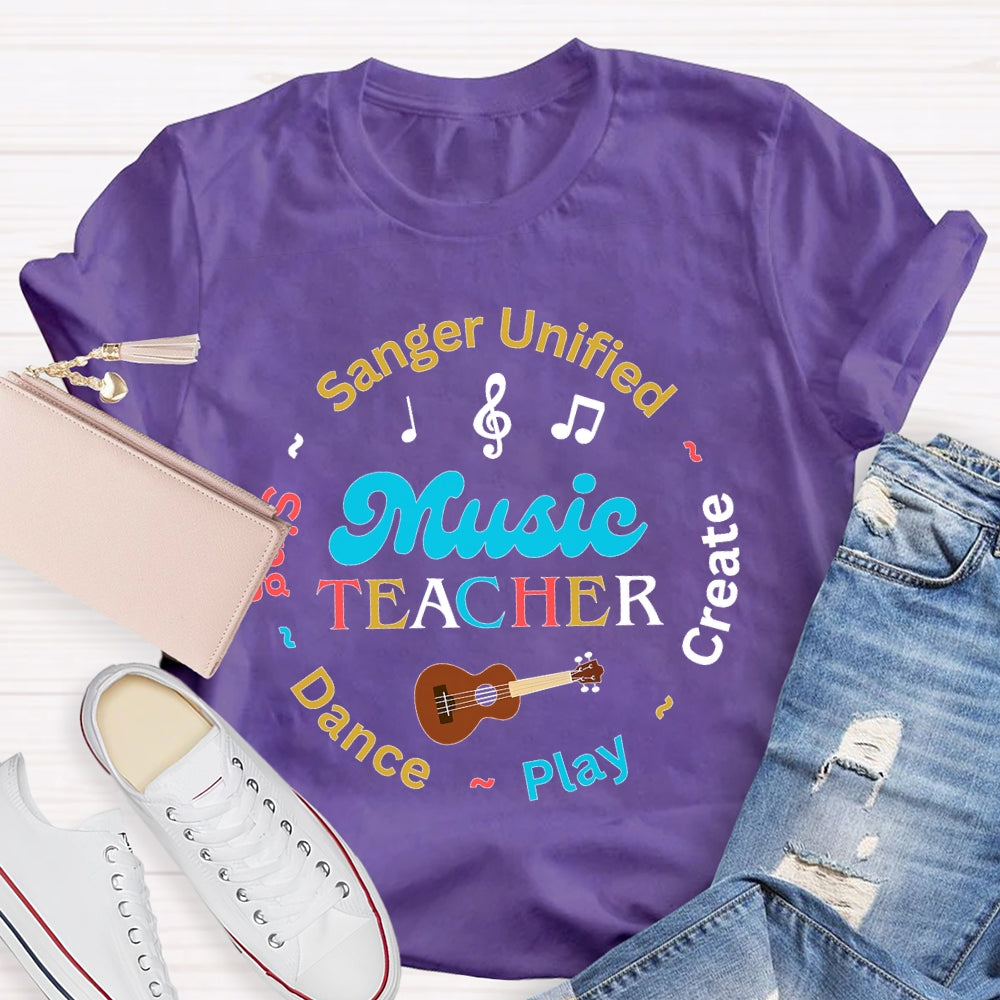 Music Teacher Gift Men Women T-shirt