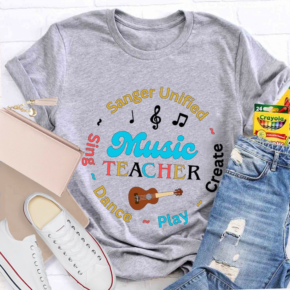 Music Teacher Gift Men Women T-shirt