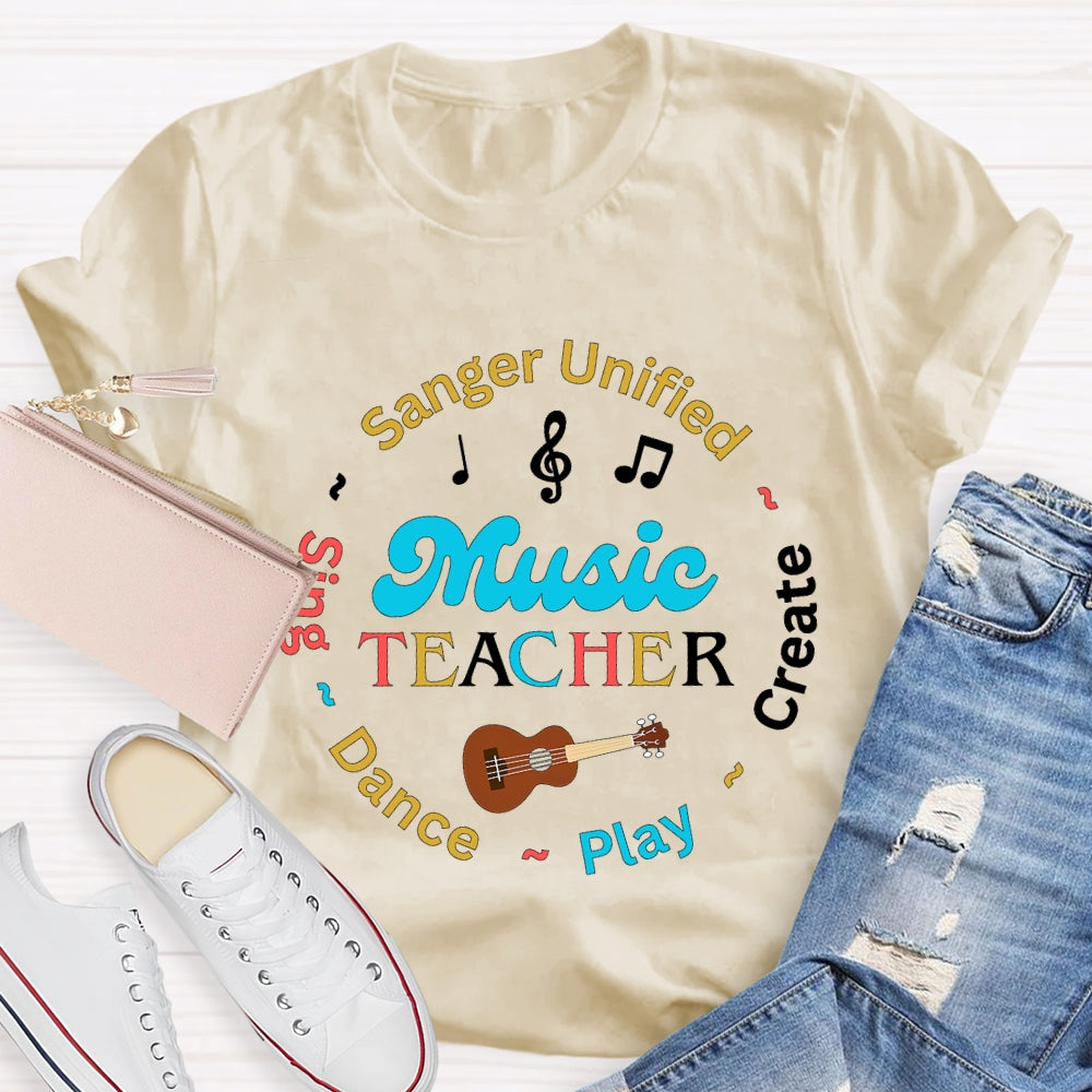 Music Teacher Gift Men Women T-shirt