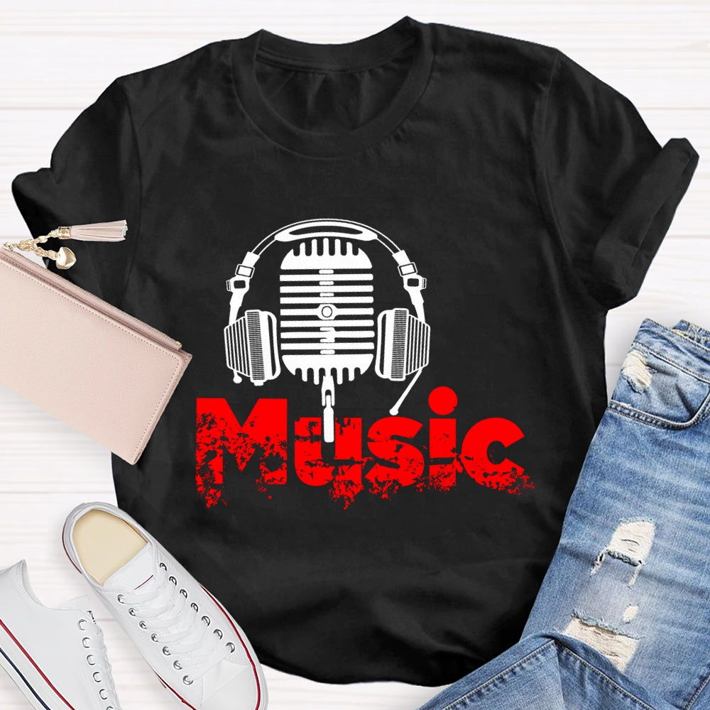Music Microphone T-shirt