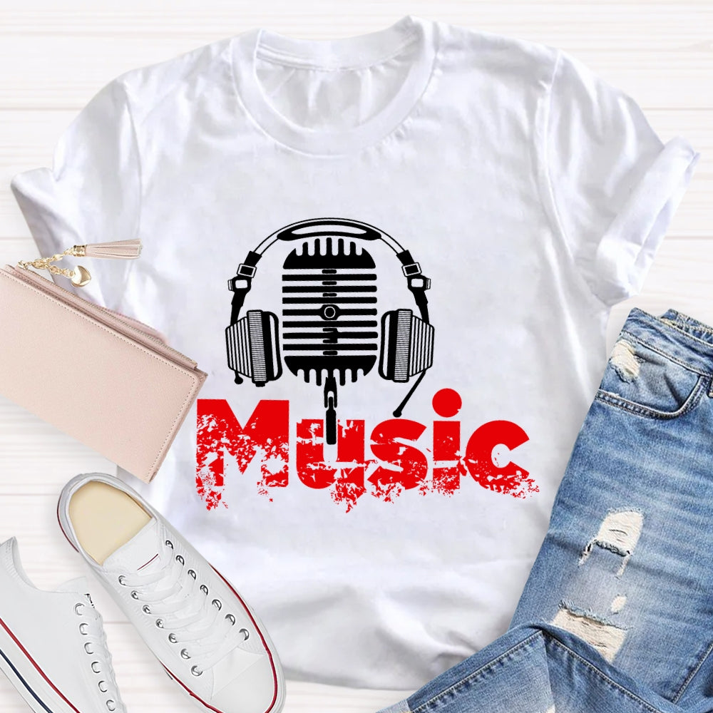 Music Microphone T-shirt
