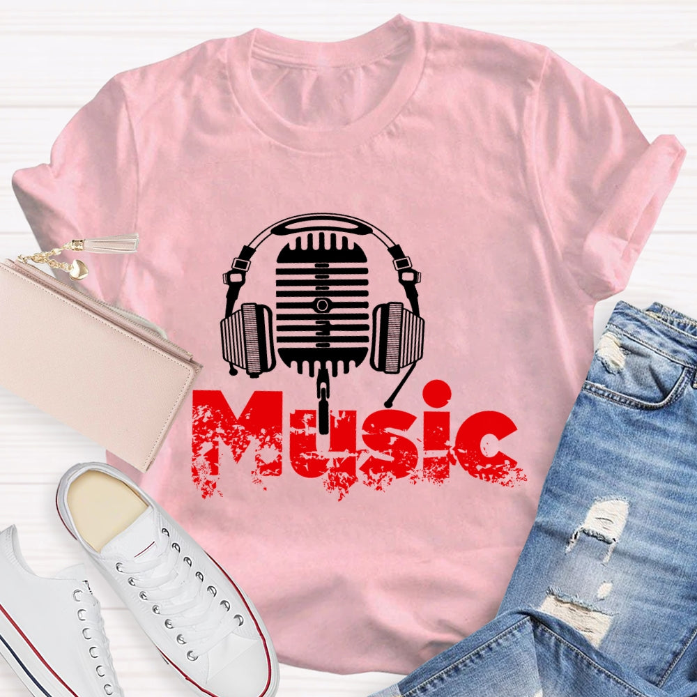 Music Microphone T-shirt