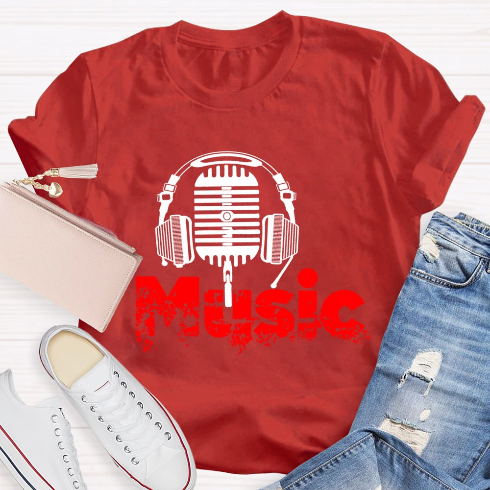 Music Microphone T-shirt
