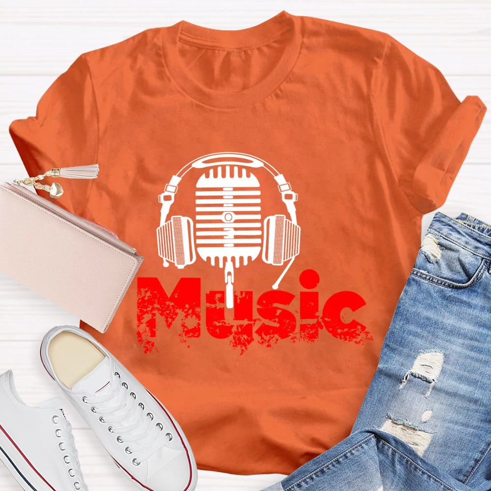 Music Microphone T-shirt