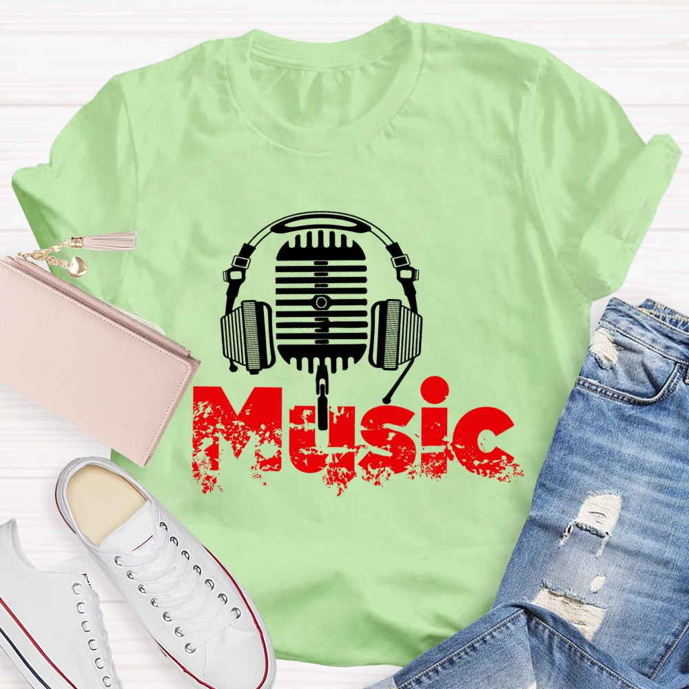Music Microphone T-shirt
