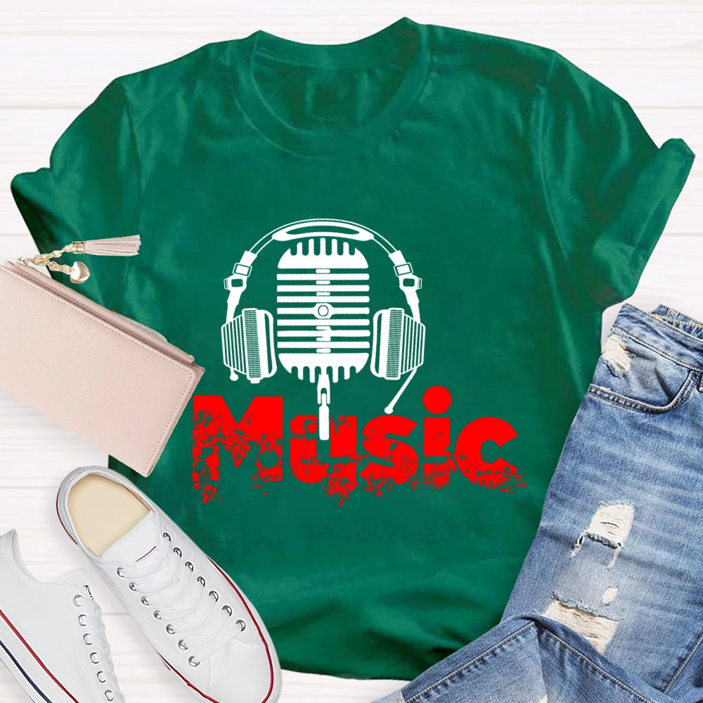 Music Microphone T-shirt