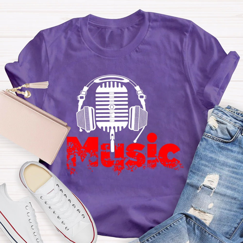 Music Microphone T-shirt