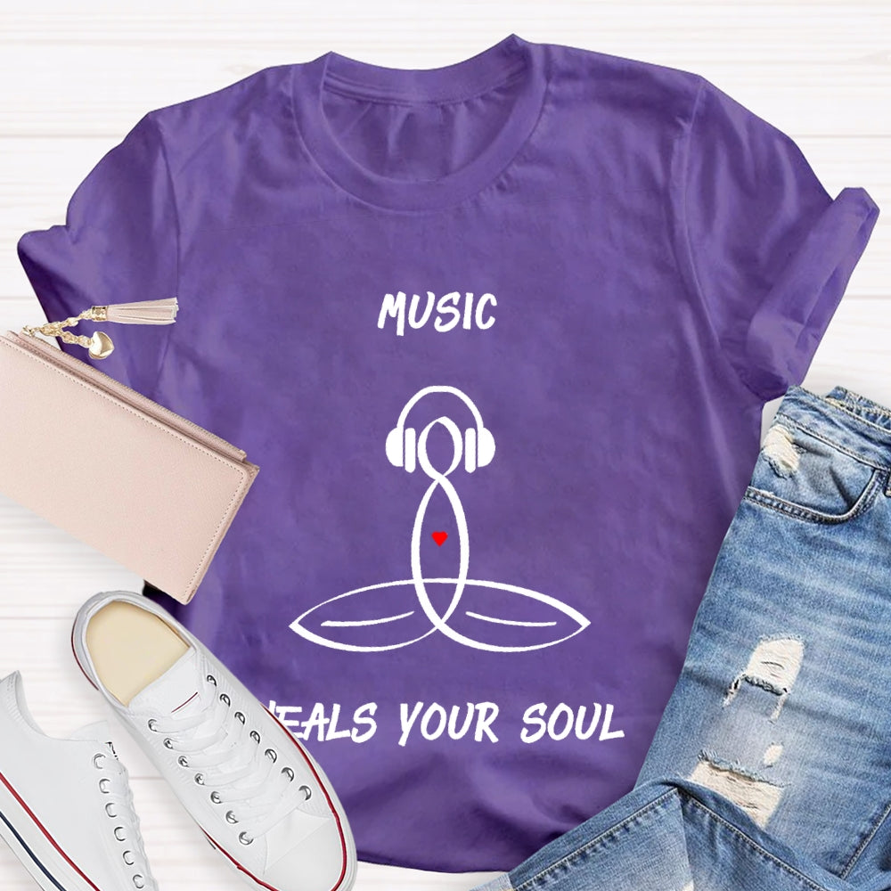 Music Heals My Soul  T-shirt