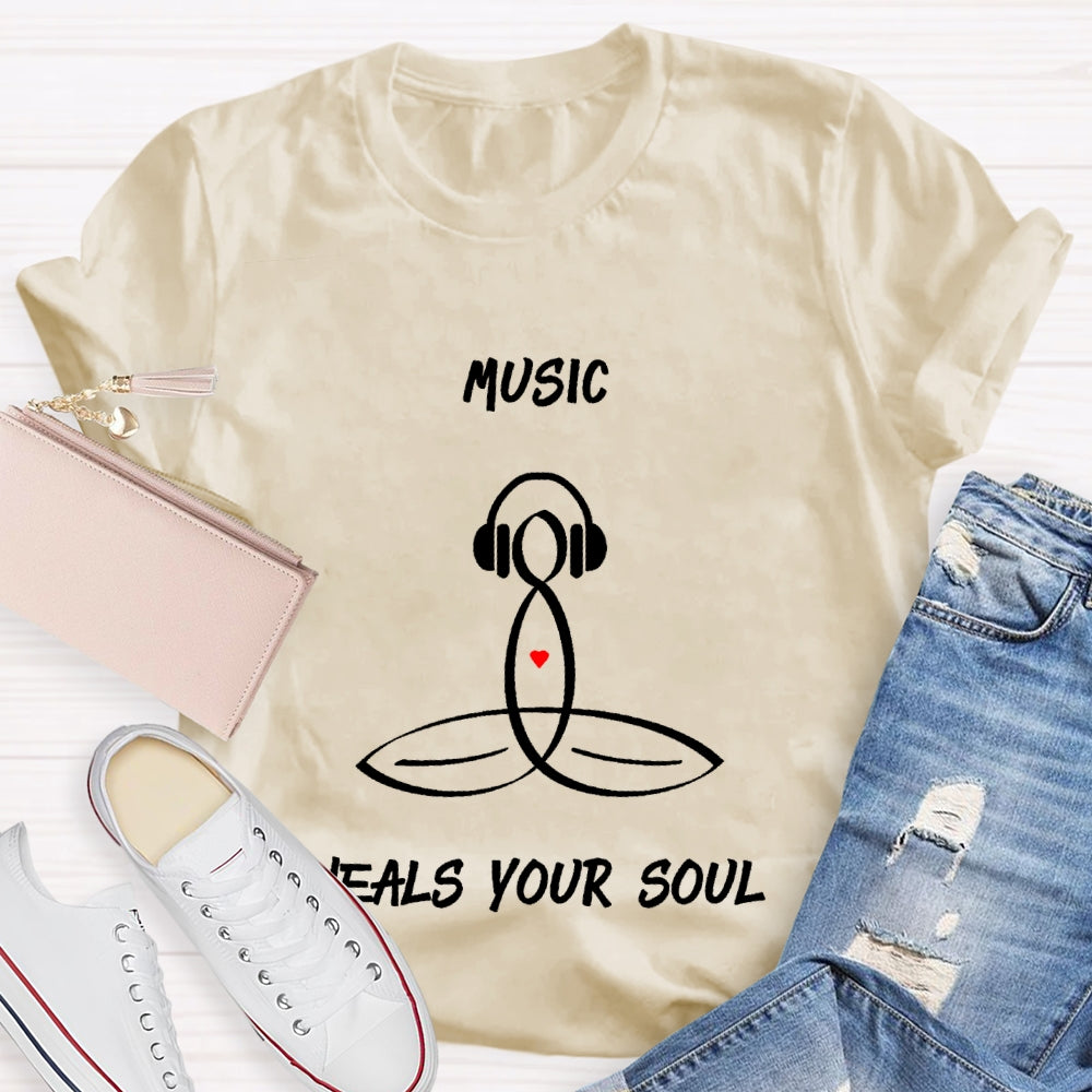 Music Heals My Soul  T-shirt