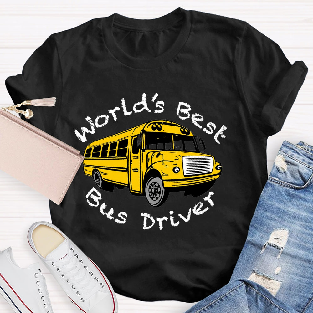 World's Best Bus Driver T-shirt