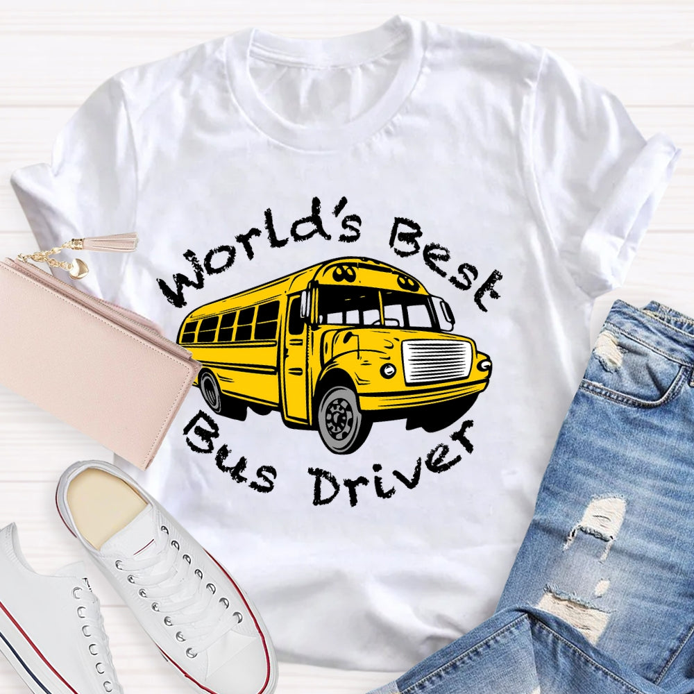 World's Best Bus Driver T-shirt