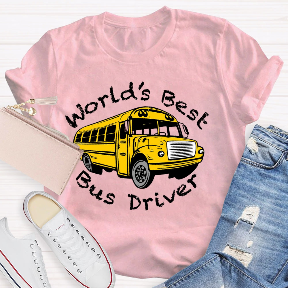 World's Best Bus Driver T-shirt