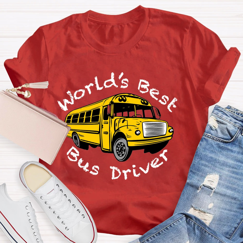 World's Best Bus Driver T-shirt