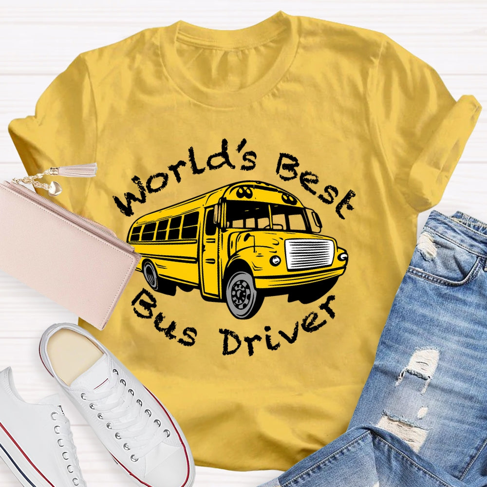 World's Best Bus Driver T-shirt