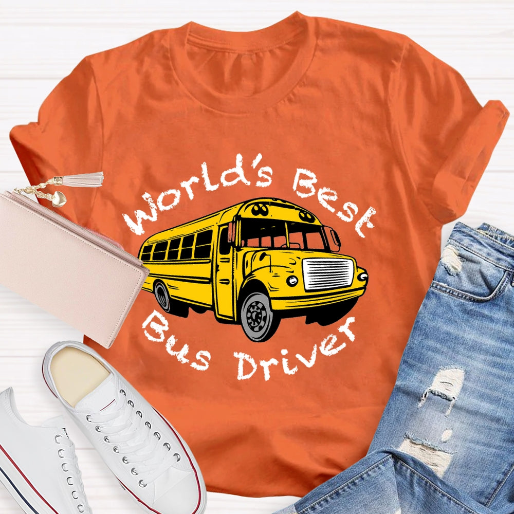 World's Best Bus Driver T-shirt