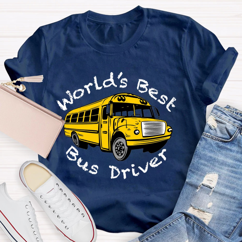 World's Best Bus Driver T-shirt