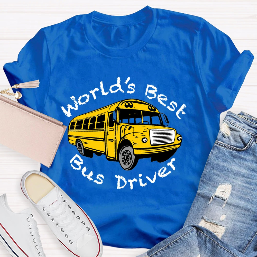 World's Best Bus Driver T-shirt