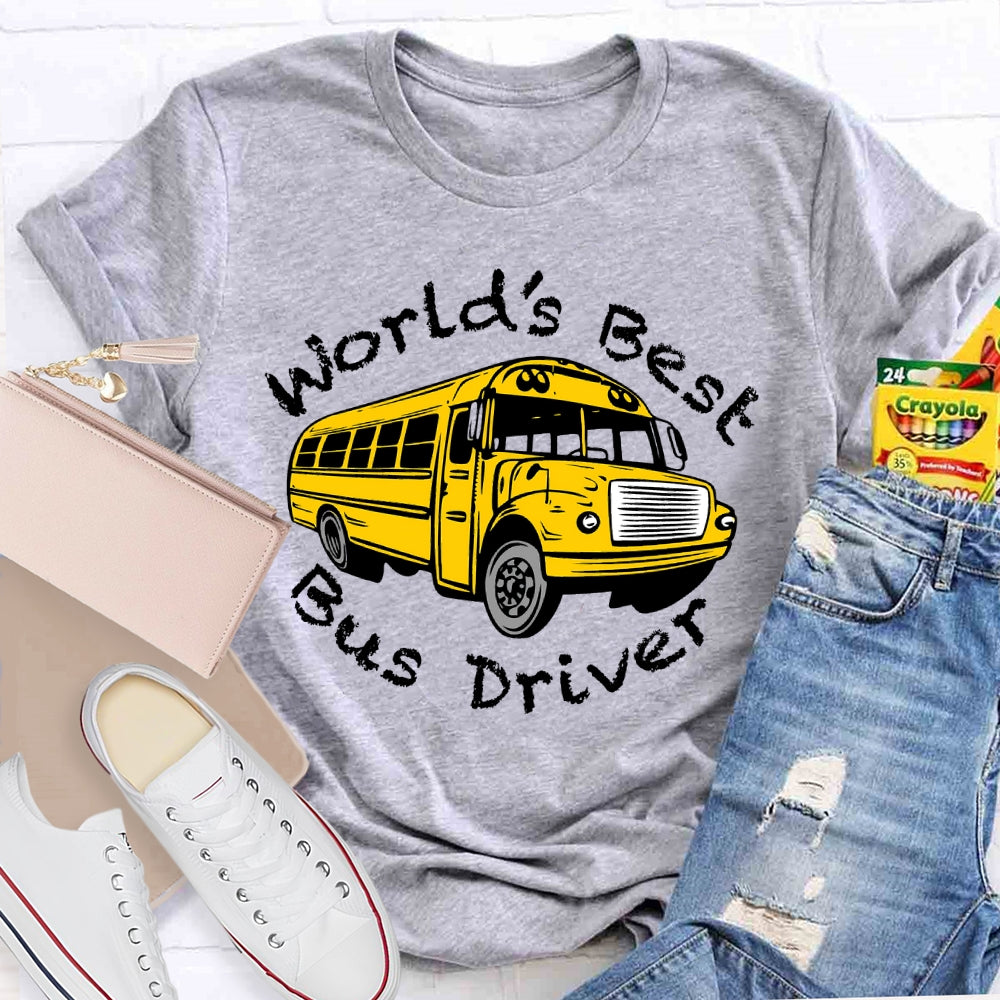 World's Best Bus Driver T-shirt