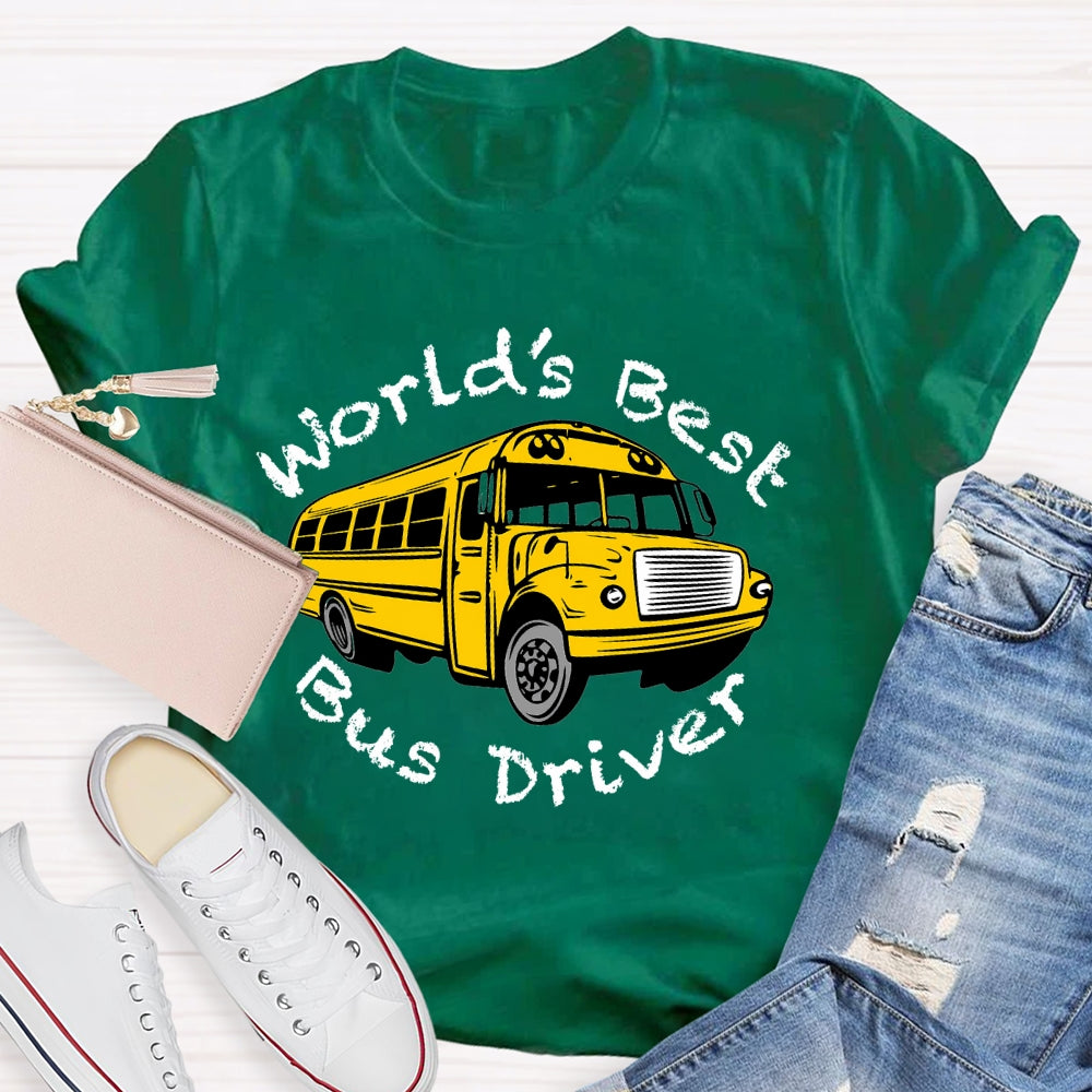 World's Best Bus Driver T-shirt