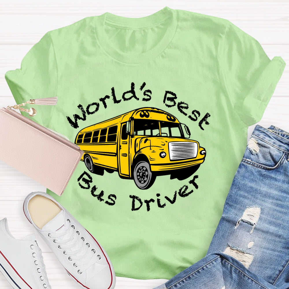 World's Best Bus Driver T-shirt