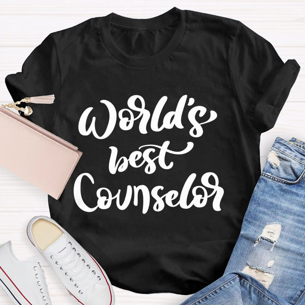 World's Best Counselor T-shirt