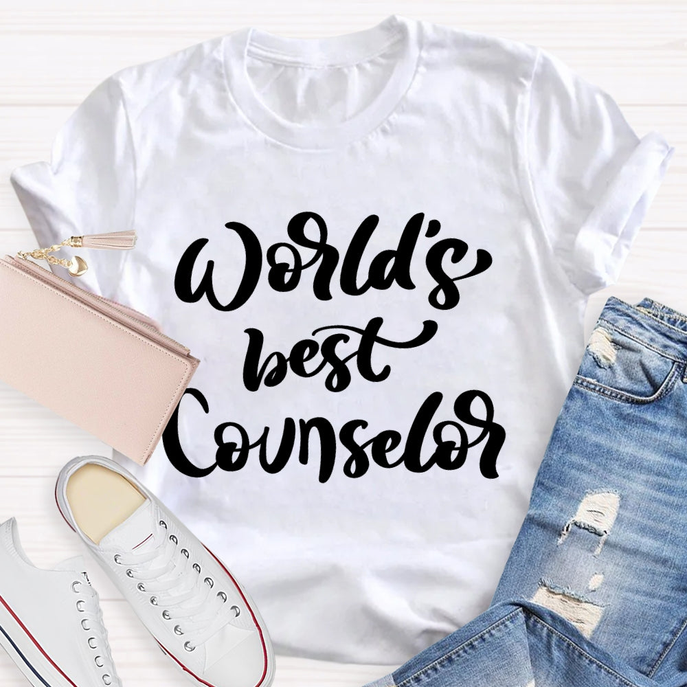 World's Best Counselor T-shirt