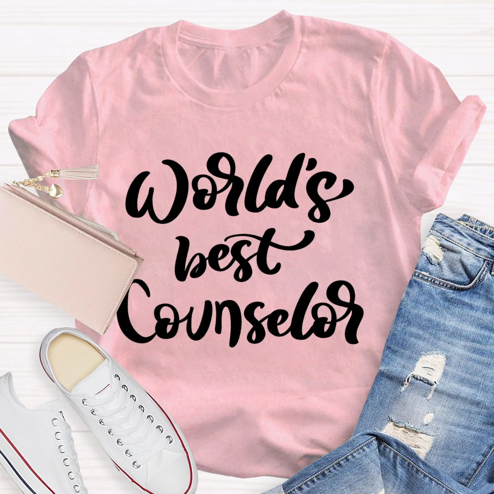 World's Best Counselor T-shirt