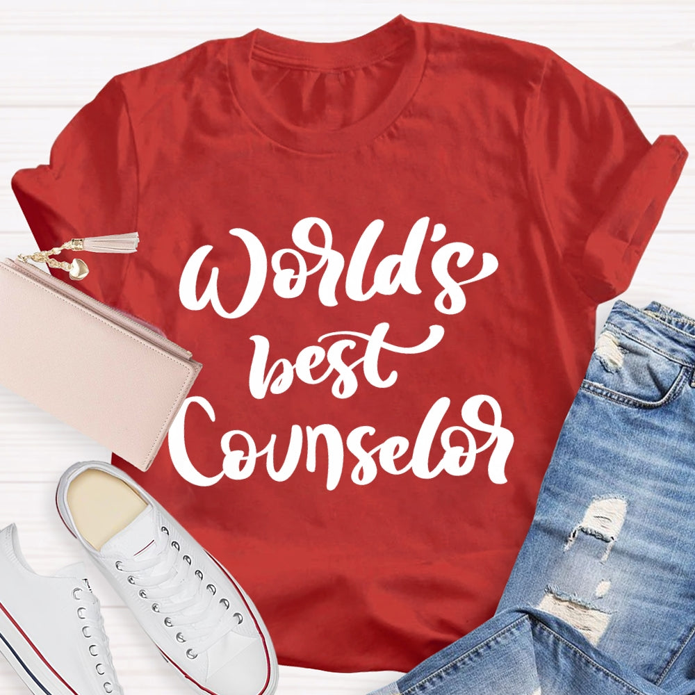World's Best Counselor T-shirt