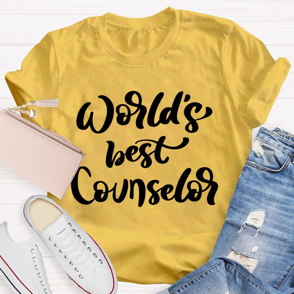 World's Best Counselor T-shirt