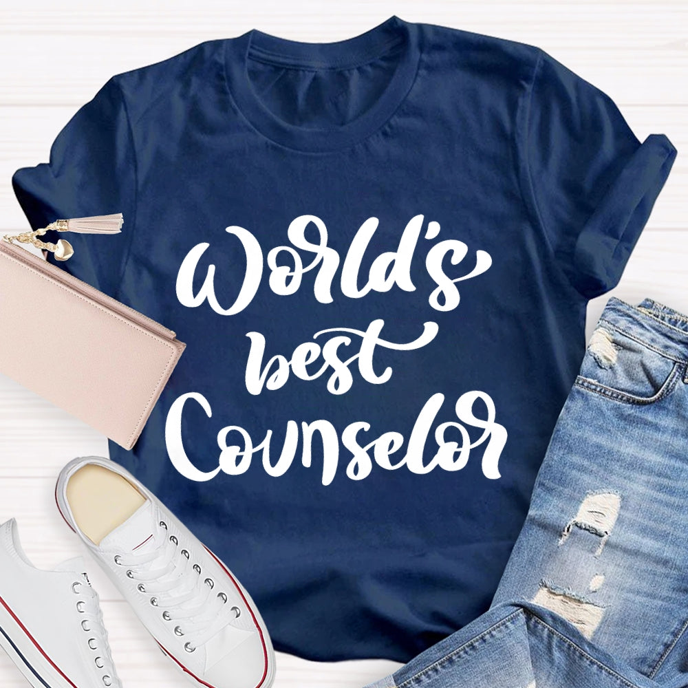 World's Best Counselor T-shirt