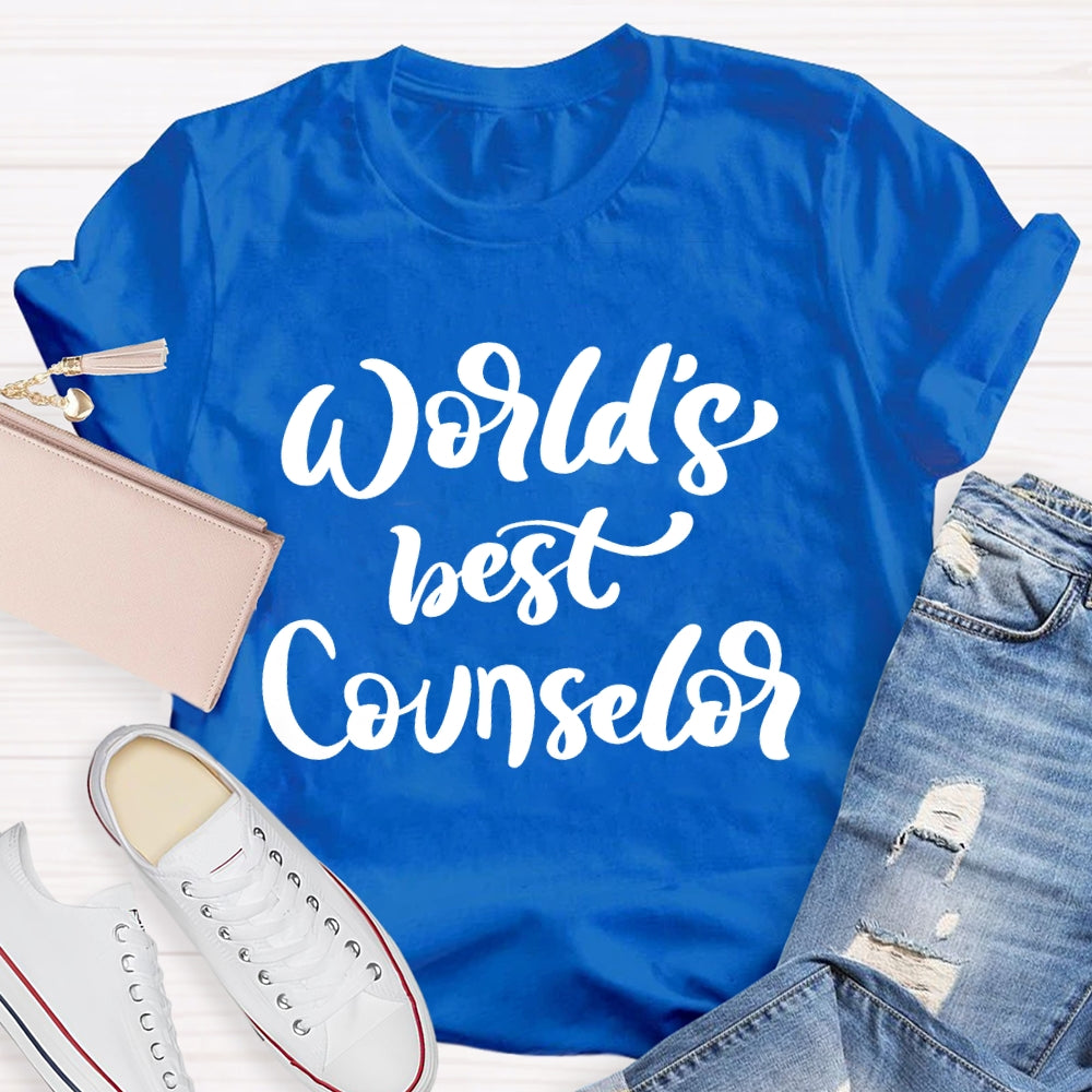 World's Best Counselor T-shirt