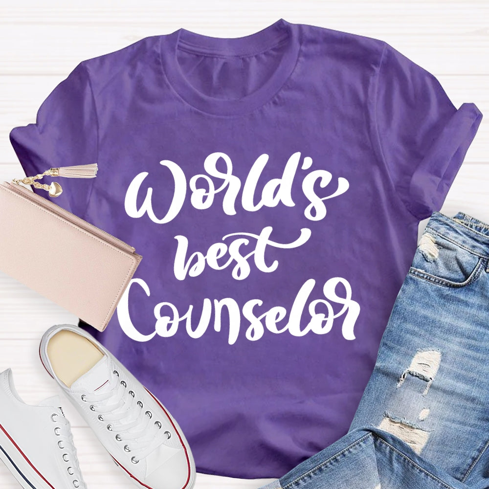 World's Best Counselor T-shirt