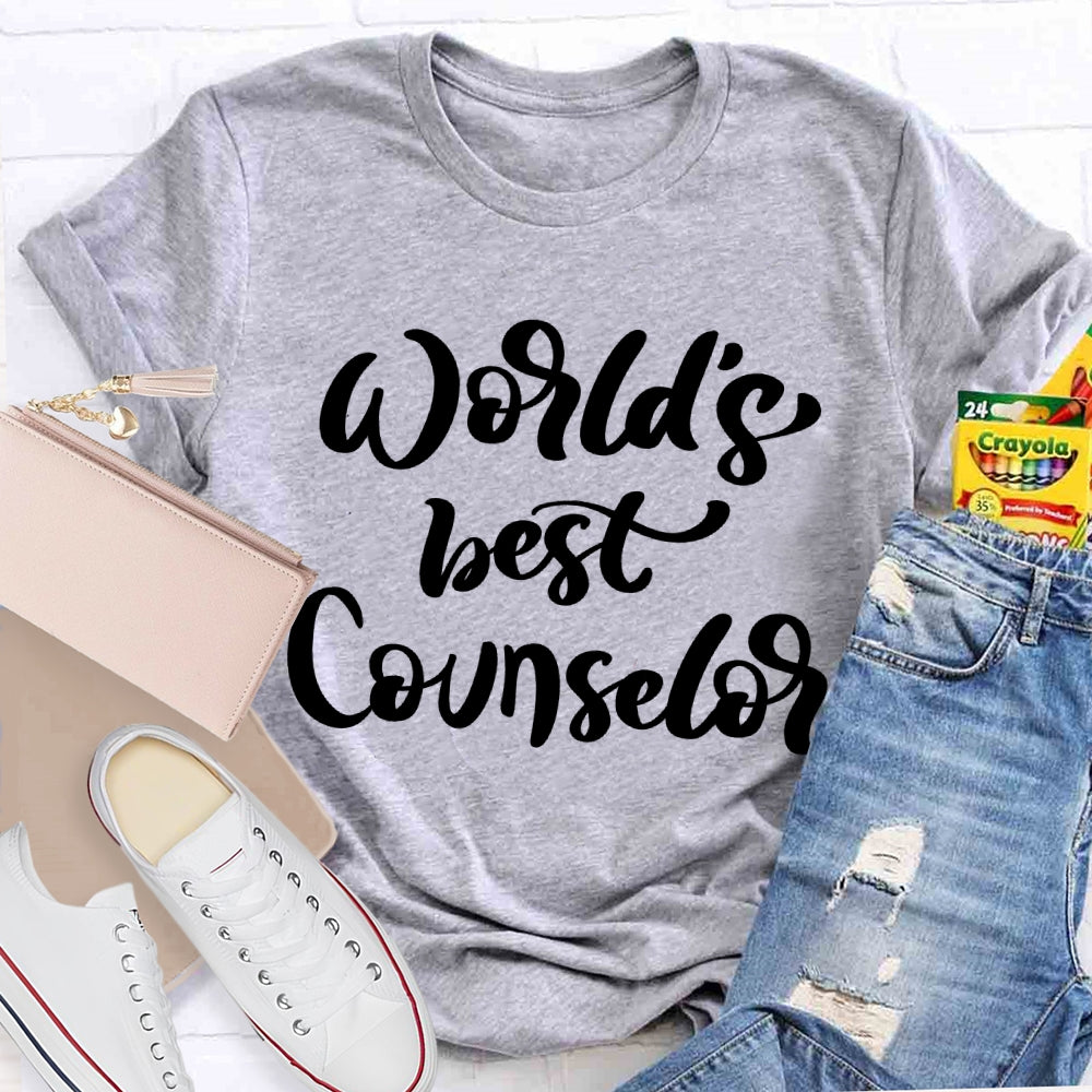 World's Best Counselor T-shirt