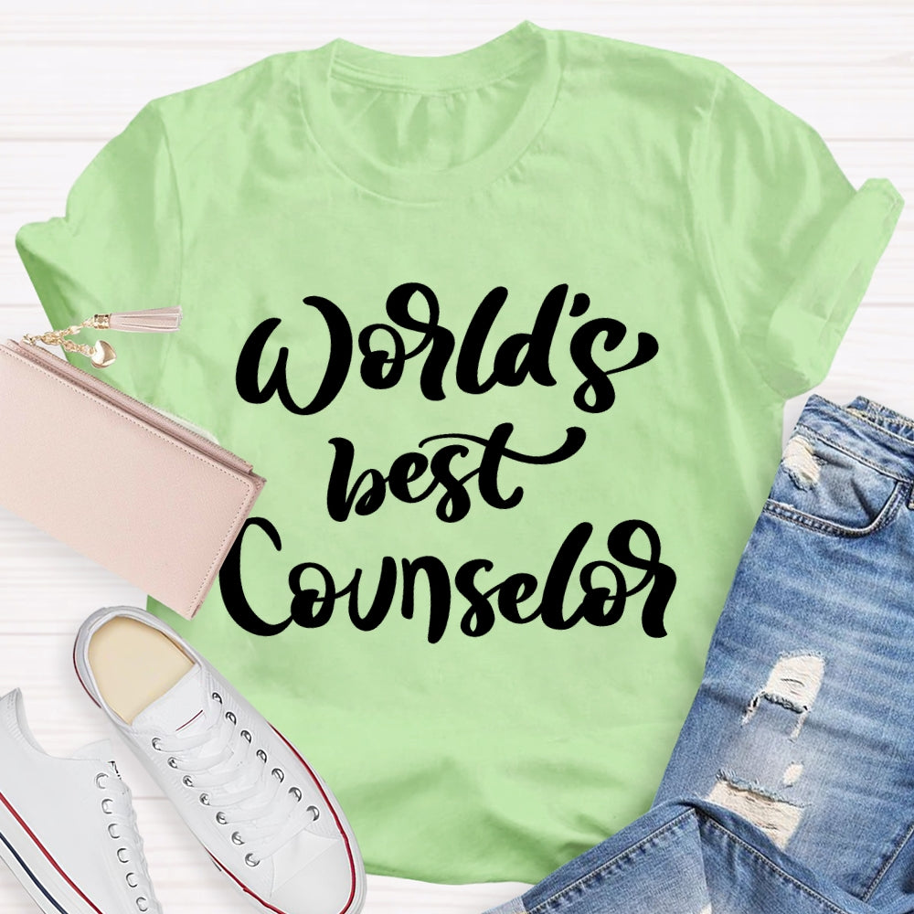 World's Best Counselor T-shirt