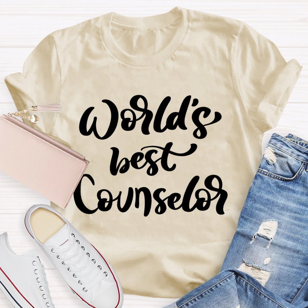 World's Best Counselor T-shirt