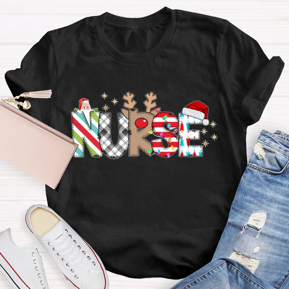 Nurse Santa Claus T-shirt